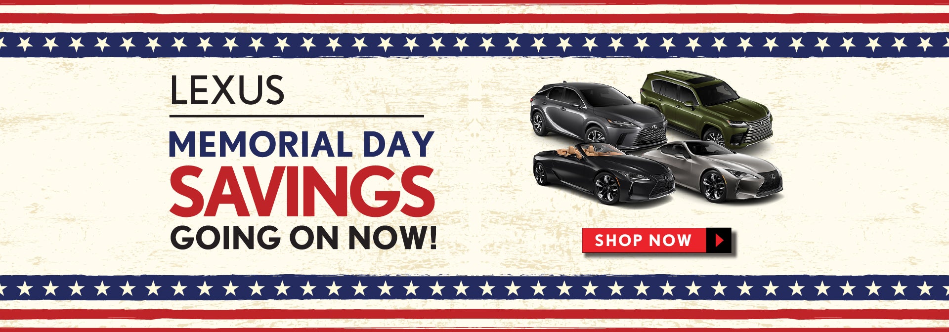 Memorial Day Savings Going on Now