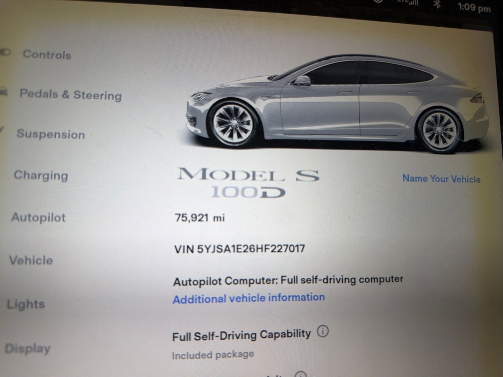 2017 Tesla Model S 100D