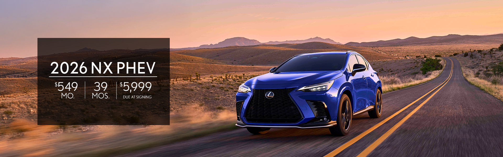 March 2026 NX PHEV Lease Offer