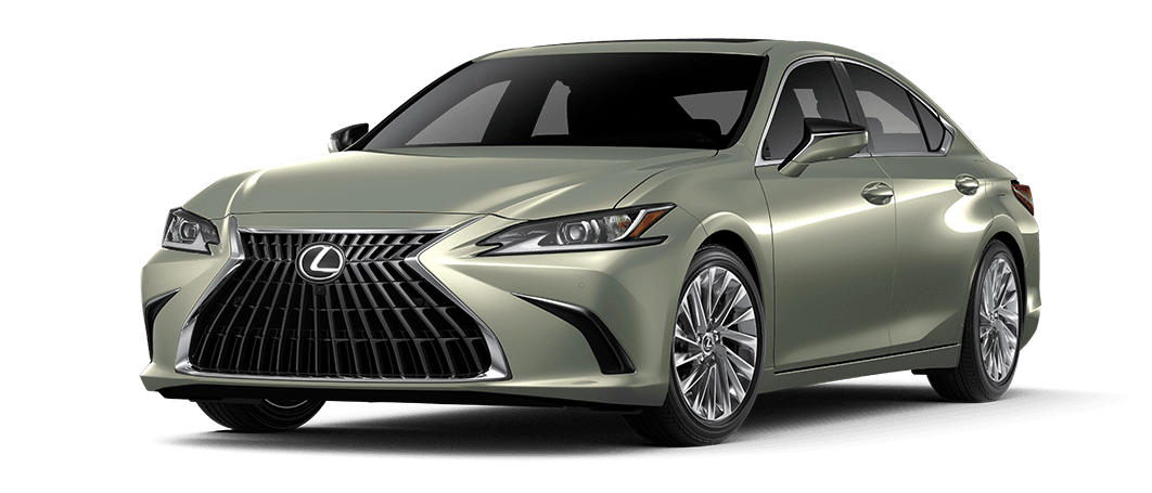 Exterior of the Lexus ES 250 Ultra Luxury AWD shown in Sunlit Green. | Sheehy Lexus of Annapolis in Annapolis MD