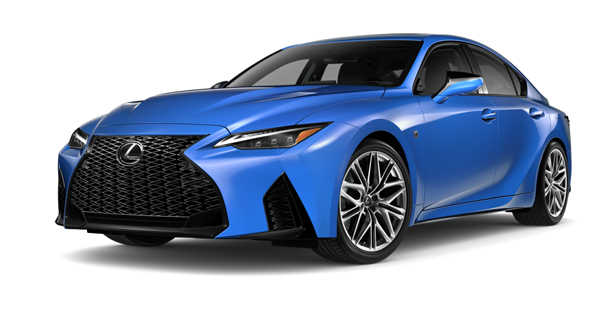 Exterior of the Lexus IS 500 F SPORT Performance shown in Grecian Water | Sheehy Lexus of Annapolis in Annapolis MD