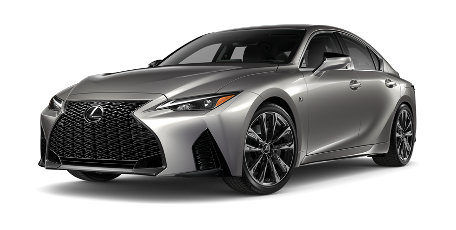 Exterior of the Lexus IS F SPORT shown in Atomic Silver | Sheehy Lexus of Annapolis in Annapolis MD