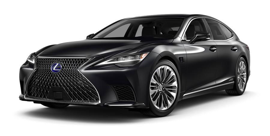 Exterior of the Lexus LS Hybrid shown in Caviar | Sheehy Lexus of Annapolis in Annapolis MD