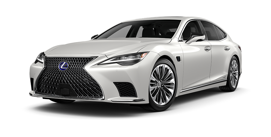 Exterior of the Lexus LS Hybrid shown in Caviar. | Sheehy Lexus of Annapolis in Annapolis MD