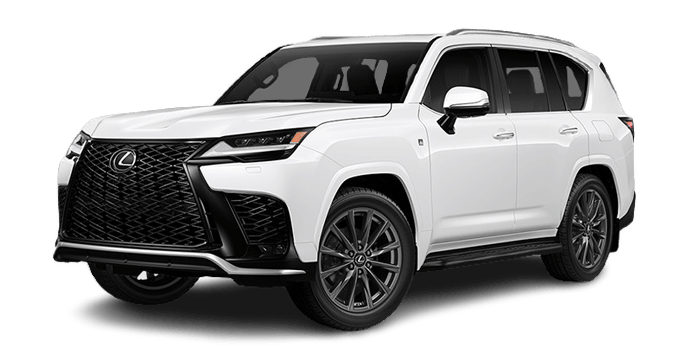 Exterior of the Lexus LX 600 F SPORT Handling shown in Ultra White | Sheehy Lexus of Annapolis in Annapolis MD