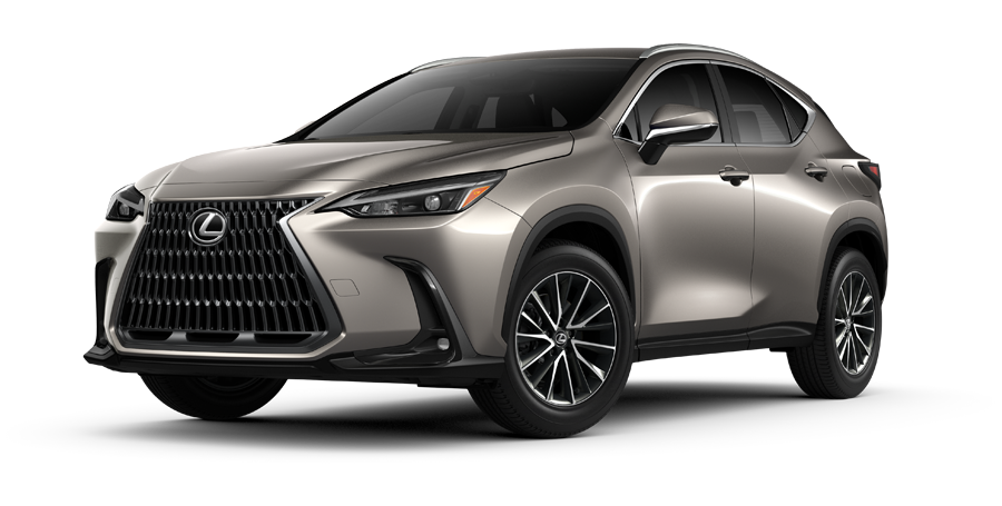 Exterior of the Lexus NX shown in Atomic Silver. | Sheehy Lexus of Annapolis in Annapolis MD