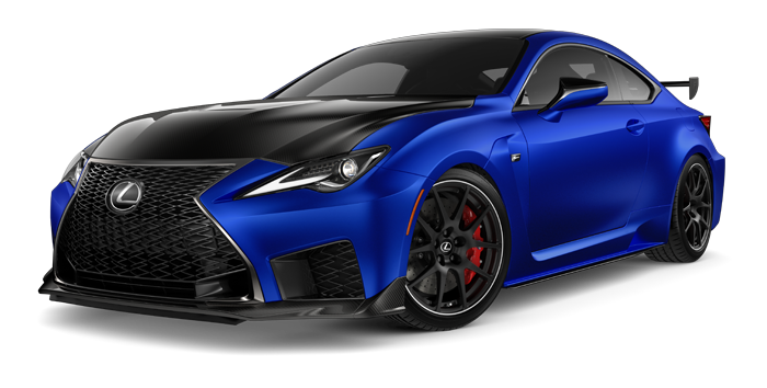 Exterior of the Lexus RC F Fuji Speedway Edition shown in Electric Surge. | Sheehy Lexus of Annapolis in Annapolis MD