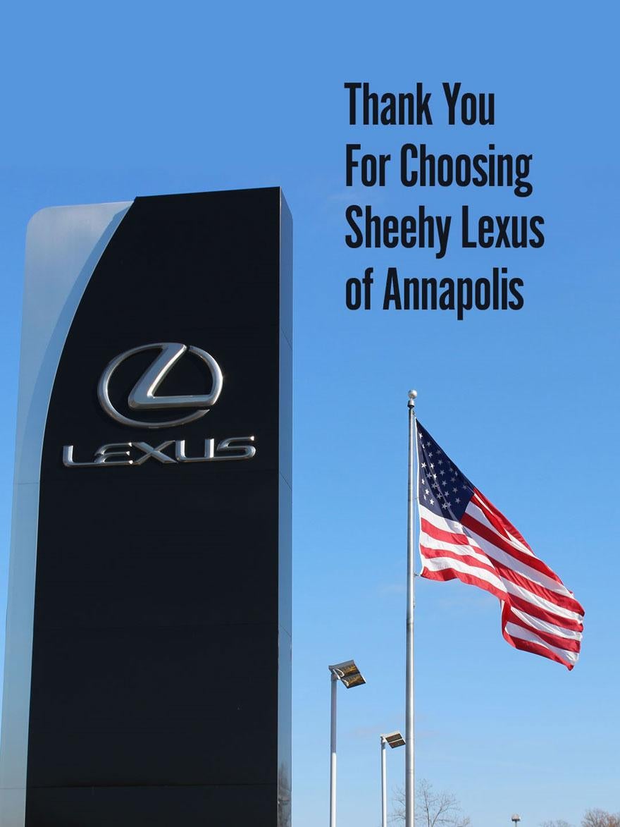 why buy from Sheehy Lexus of Annapolis